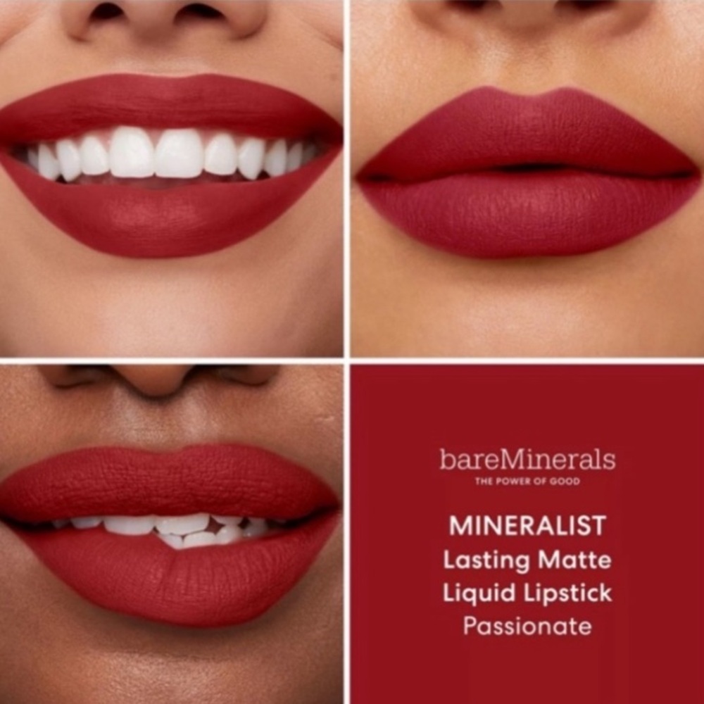 bareMinerals MINERALIST Lasting Matte Liquid Lipstick in Passionate NIB